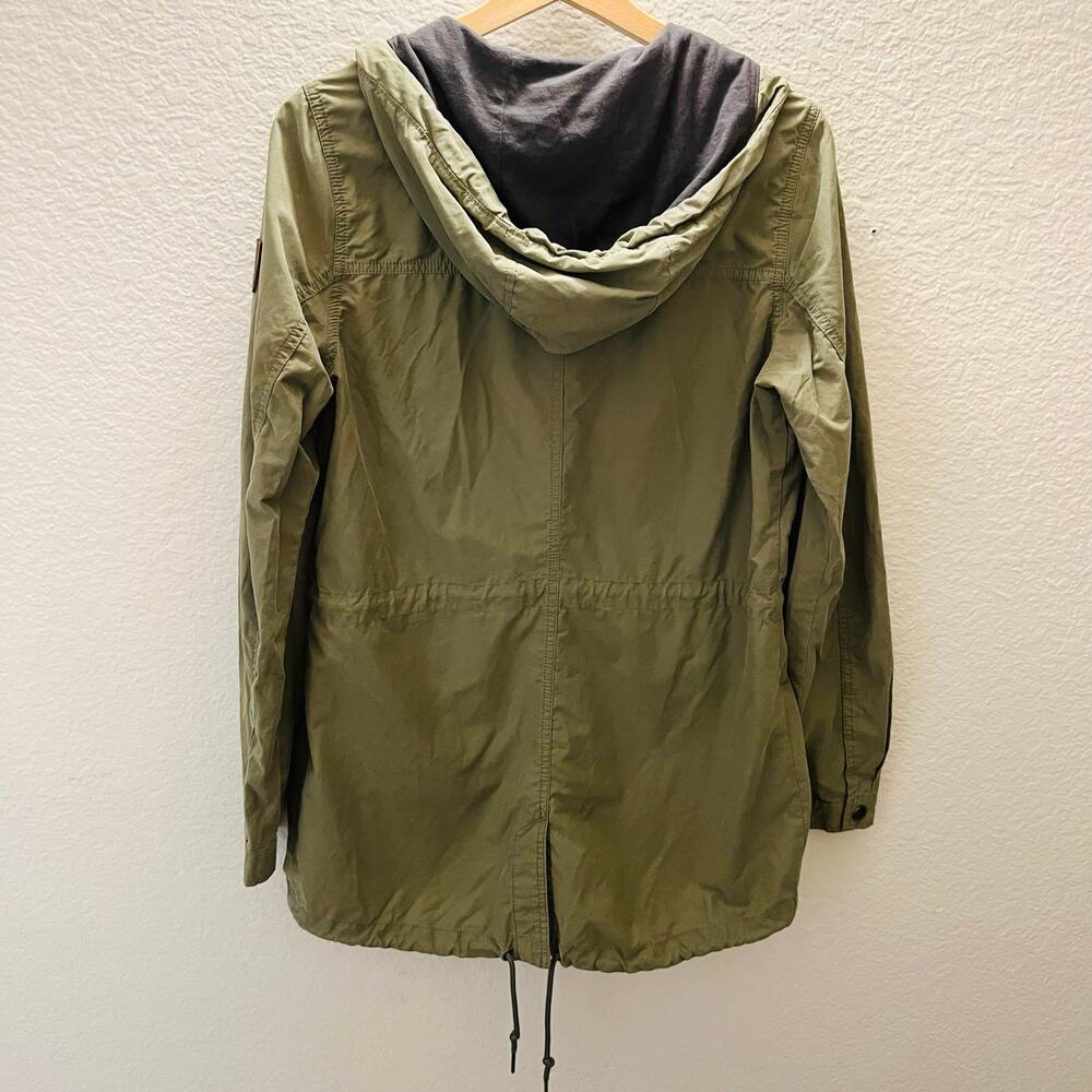 Columbia Cultus Lake Olive Green Utility Anorak Jacket Hooded Parka M Gorpcore - Picture 5 of 9